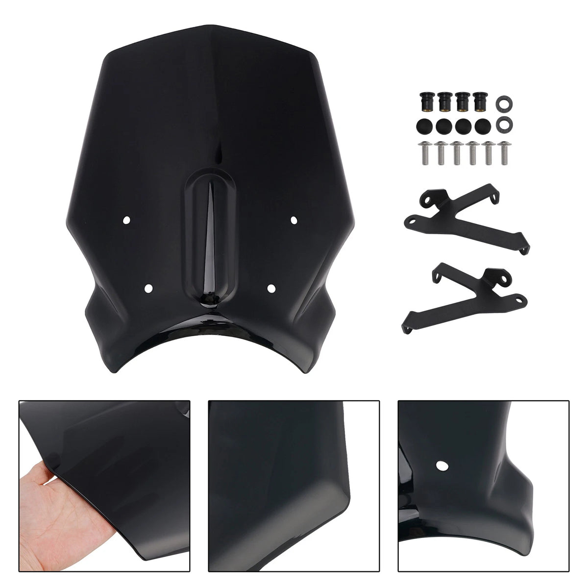 Windshield WindScreen for Honda CB650R (2024–2025) WIN-H194-BLK Black