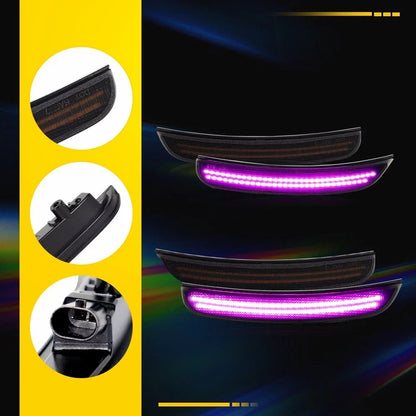 4X LED Side Marker Lights for Dodge Charger (2015–2023)