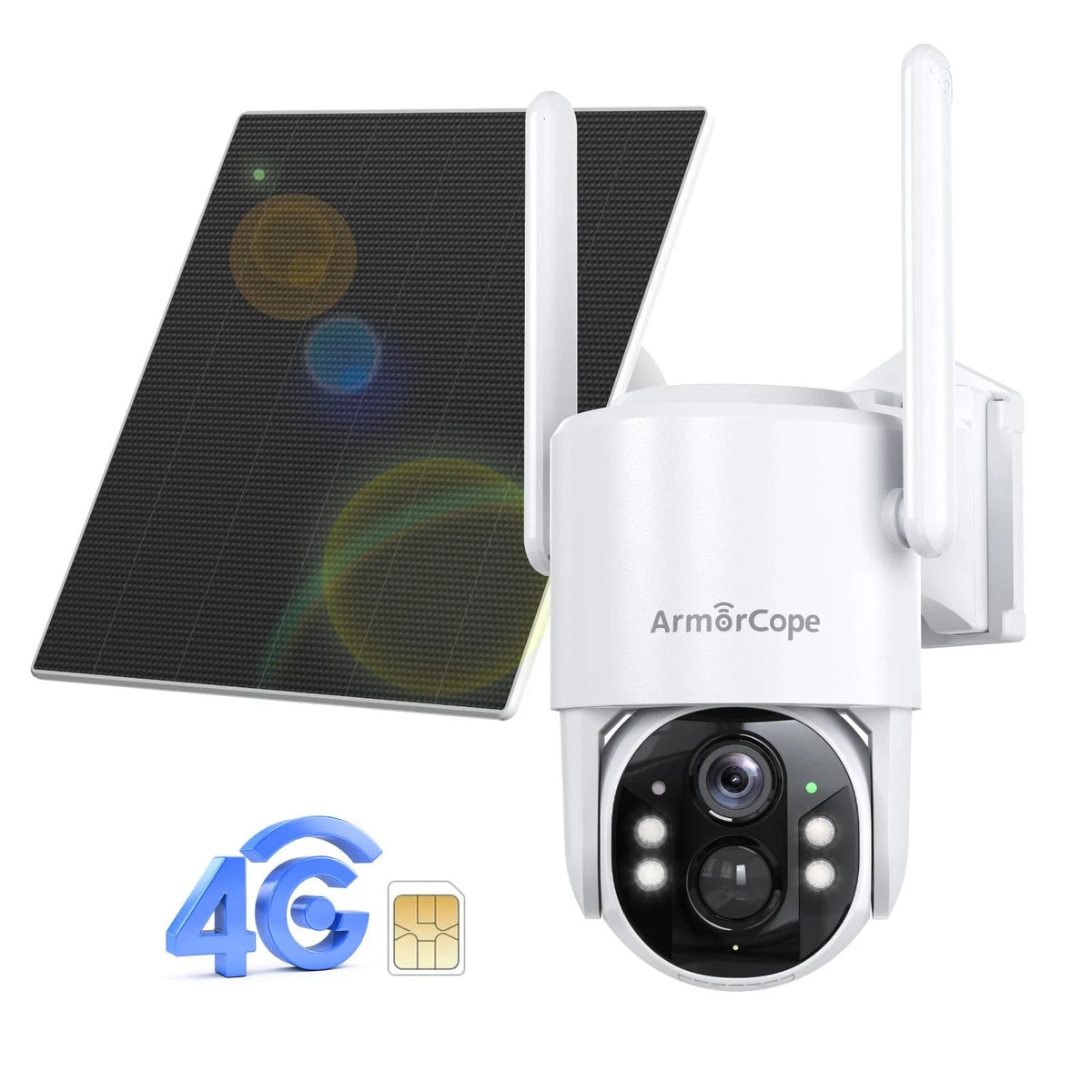 4G LTE Cellular Security Camera for No Wifi Cam