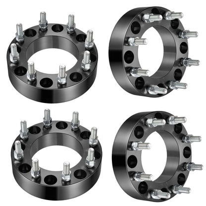 Set of 4 Wheel Spacers for GMC Sierra, Chevy 8 Lugs (2000–2023)