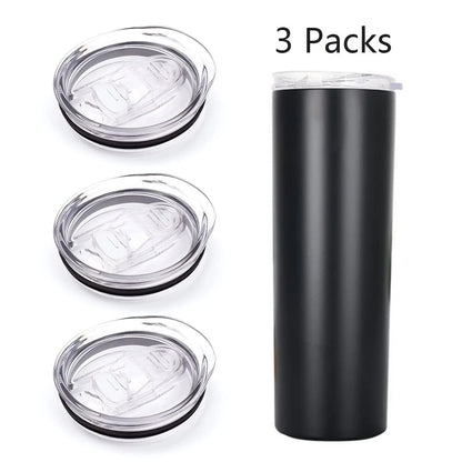 3 Pack 20oz Skinny Tumbler Replacement Lids for