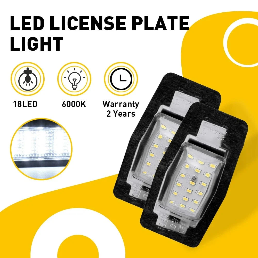 18 SMD LED License Plate Lamp for Mazda Miata MX5, Protege, MPV, Tribute