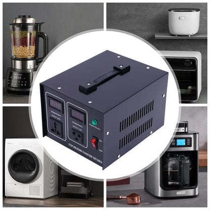 500W Voltage Converter Transformer 110V to 220V/240V to 120V