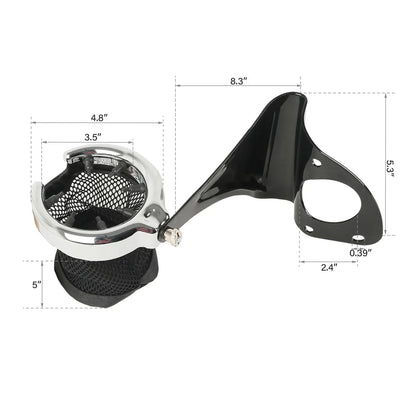 Rear Drink Cup Holder for Harley Touring Electra Street Glide (2014–2022)
