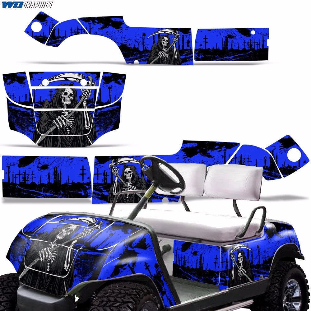 Cart Graphics Kit Decal Sticker for Yamaha Golf Cart (1995–2006)