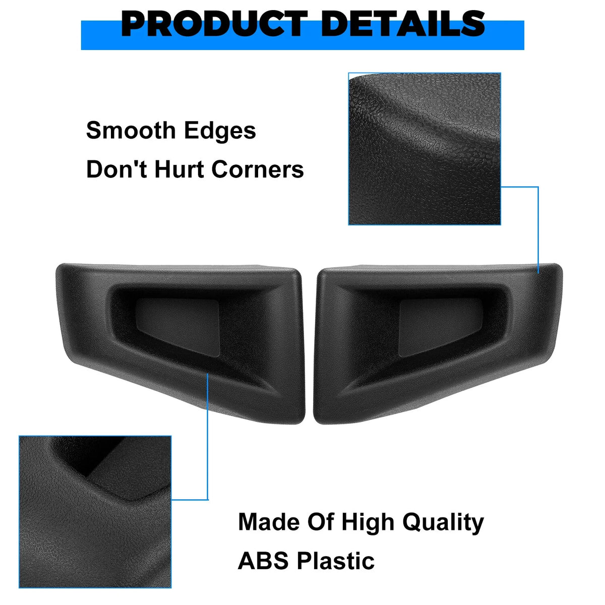 Front Bumper End Cap for Hummer H2 (2003–2009) Left & Right Side Textured