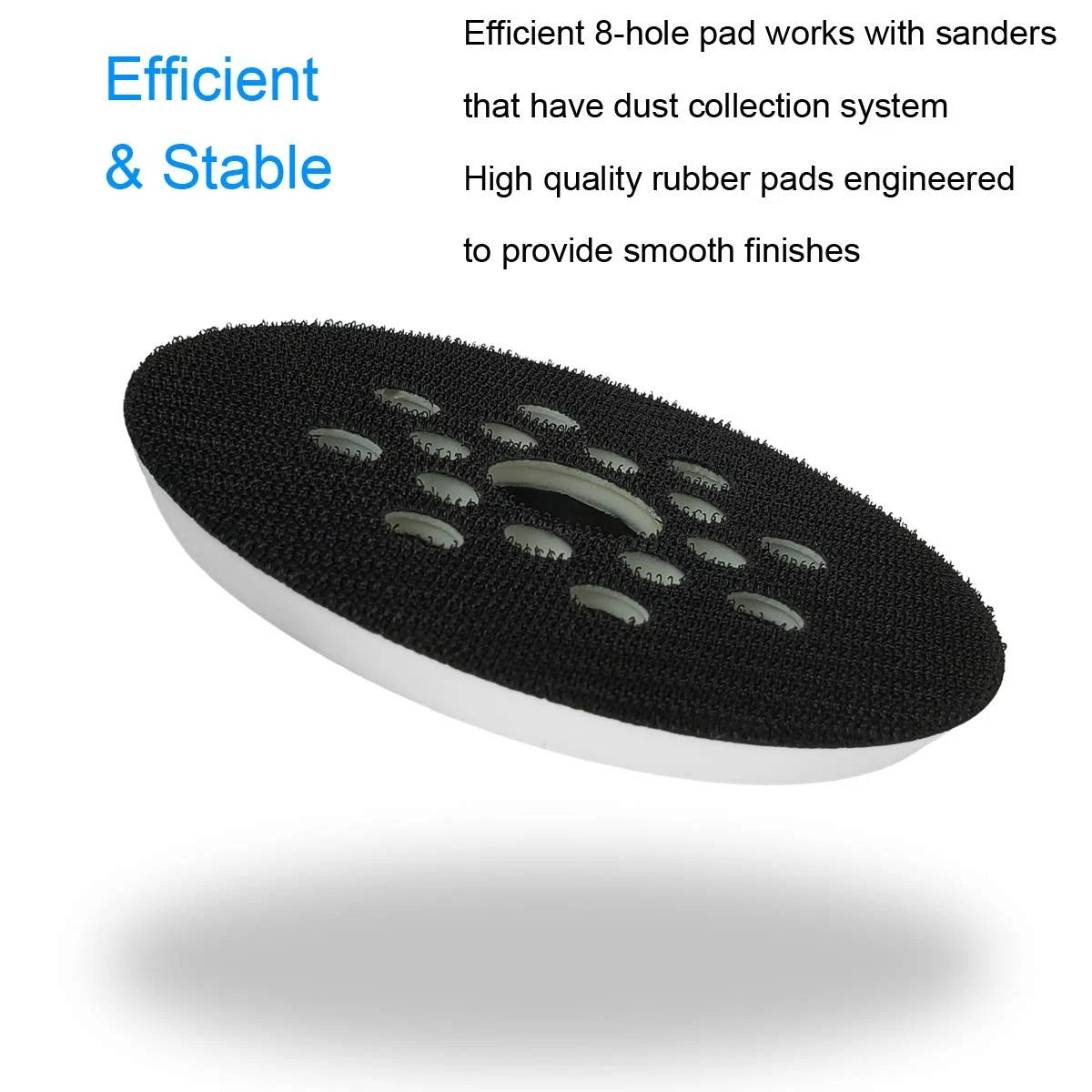 5 Inch 8 Hole Hook & Loop Replacement Sander Pad for Bosch ROS20VS (2010–2023)