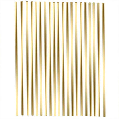 5PCS Brass Rod Pins for Knife Handle (200mm Length, 3/4/5/6mm Diameter)