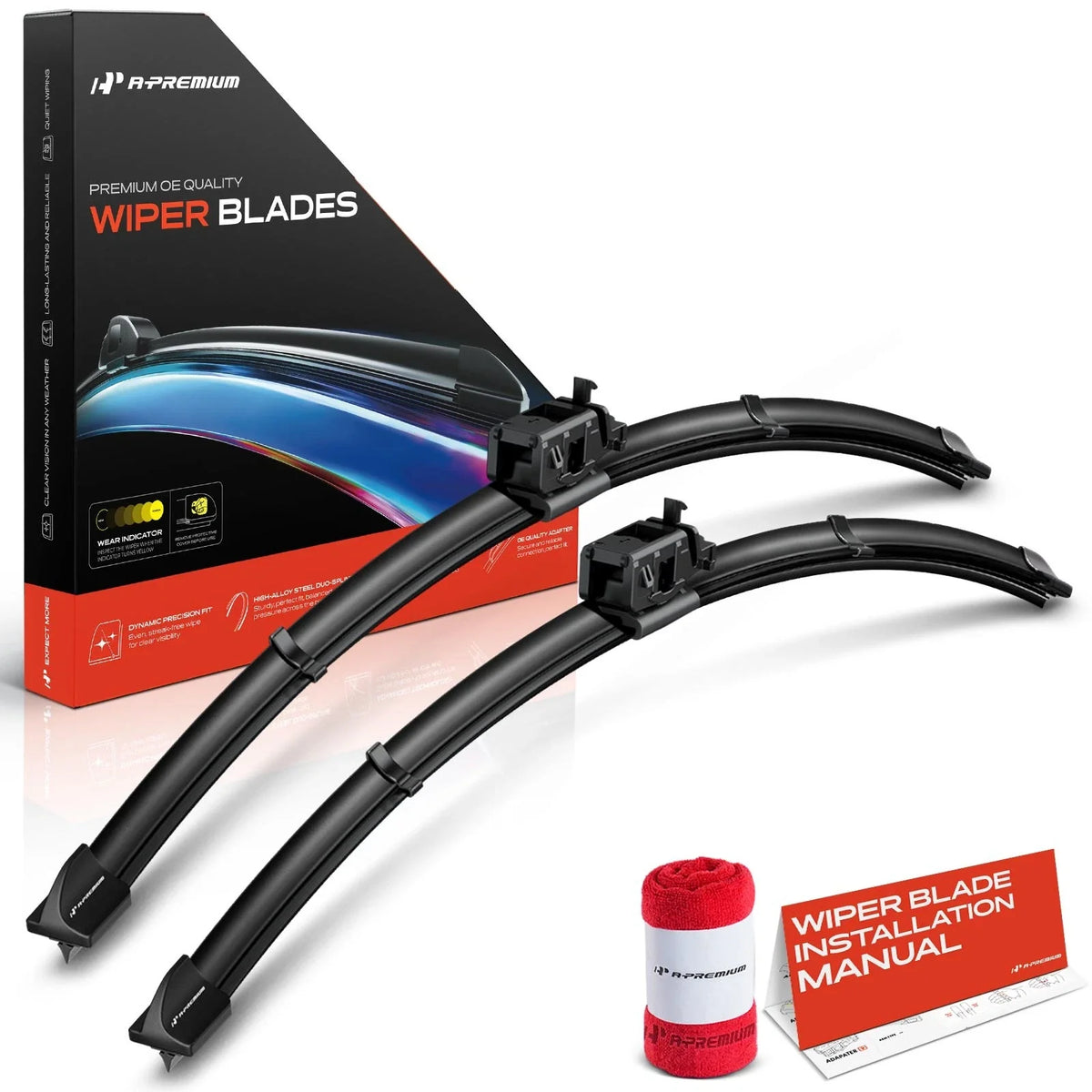 Set of 2 Windshield Wiper Blades for Mercedes-Benz CLS550 (2012–2018)