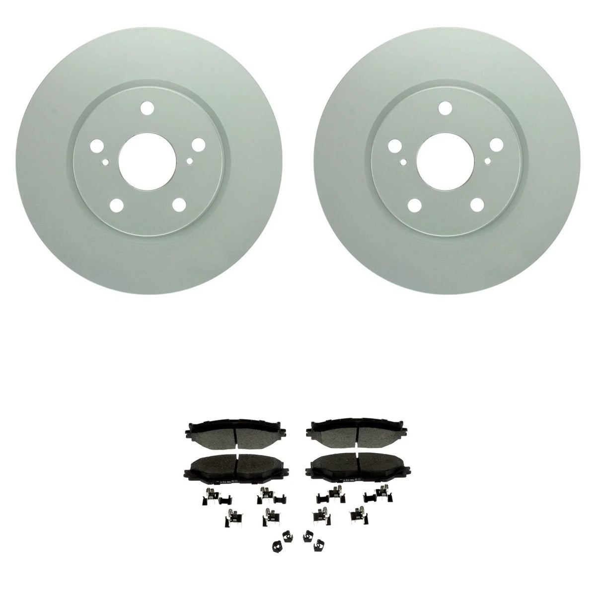 Bosch Front Quietcast Rotors & Blue Ceramic Disc Brake Pad Kit for Lexus IS250 (2006–2013)