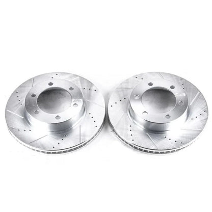 Front Evolution Drilled & Slotted Rotors for Toyota Sequoia (2001–2007) JBR935XPR