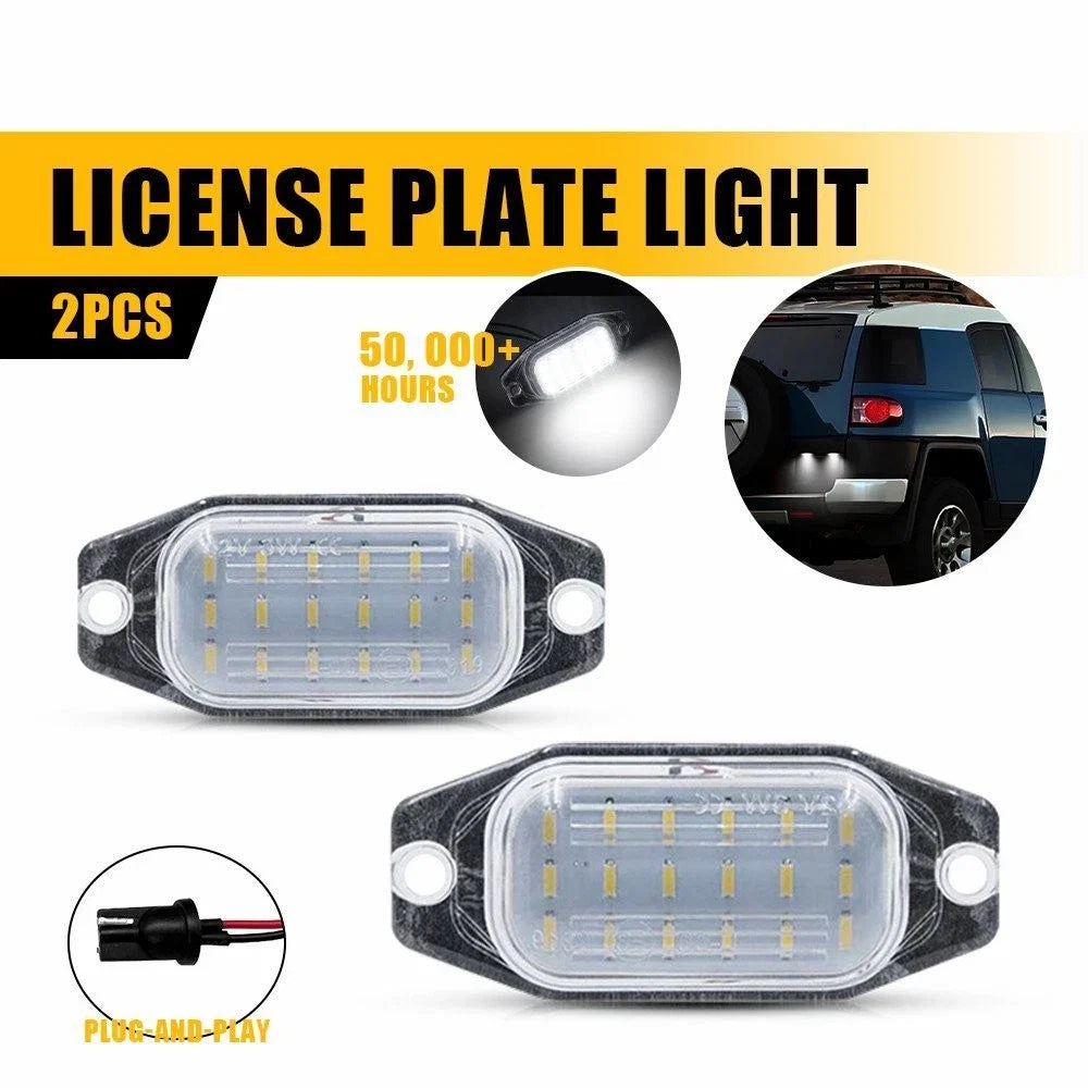 White LED License Plate Light for Toyota 4Runner FJ Cruiser Lexus LX450
