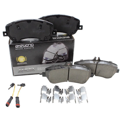 Akebono Euro Front Disc Brake Pads EUR1406 for Mercedes GLK250 GLK350 (2010–2015)
