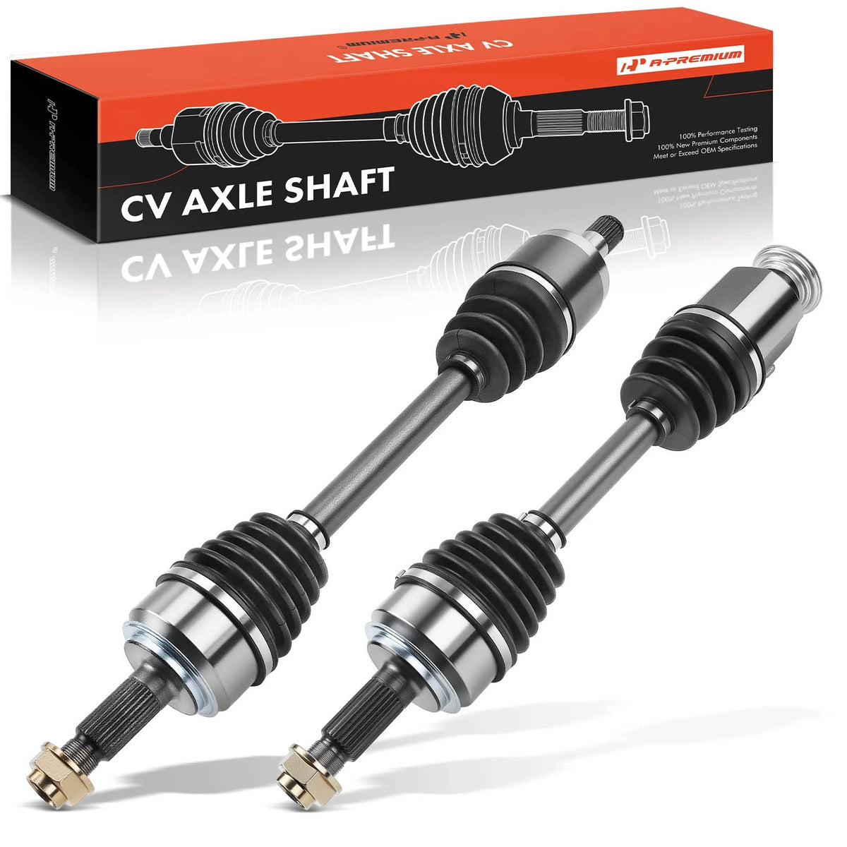 A-Premium Pair Front CV Axle Assembly for Honda Civic (2015) - 44305TR4A93, 44306TR4A94