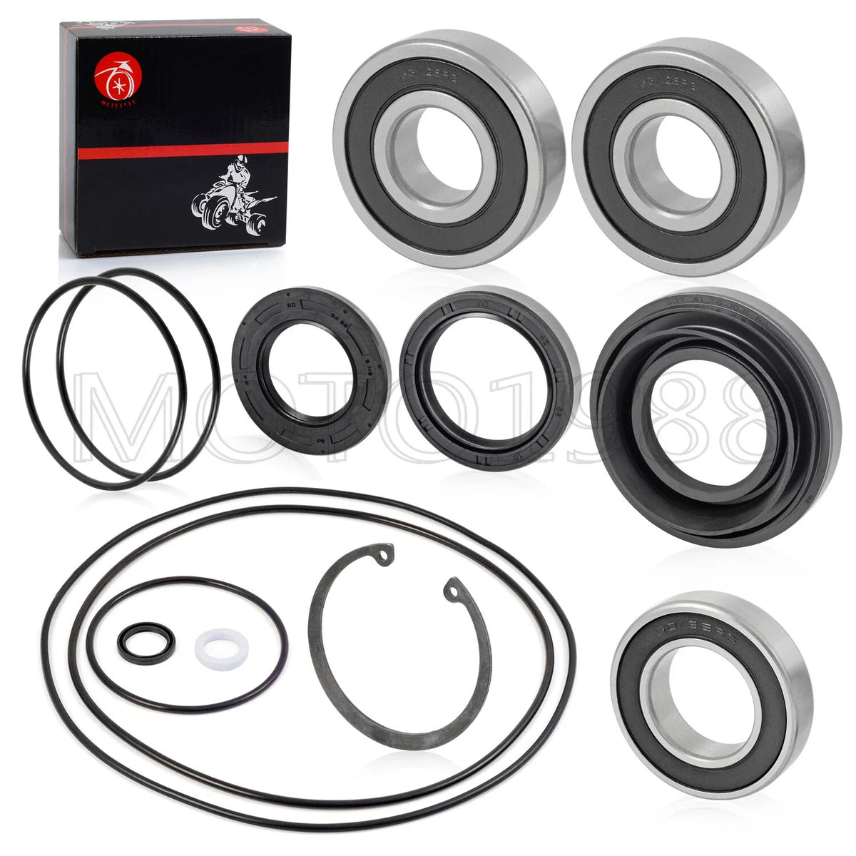 Rear Axle Seal Bearing O-ring Kit for Honda Foreman 500 TRX500 (2005–2009, 2011)