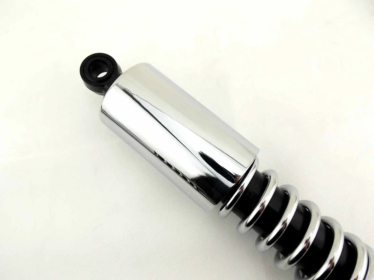 335mm JBS Black/Chrome Rear Shock Absorbers for Suzuki RE5 (1975-1976)