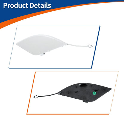 Tow Hook Cover for Mercedes-Benz C W204 (2007–2014) No.A2048850823 White
