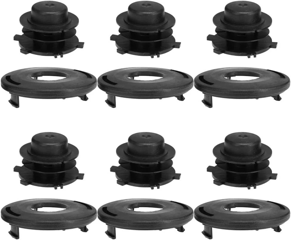 Set of 6 Replacement Trimmer Heads for Stihl 25-2 FS Spool & Cover