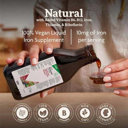 Floradix Floravital Liquid Iron & Vitamin Formula 8.5 Fl Oz (Pack of 1)