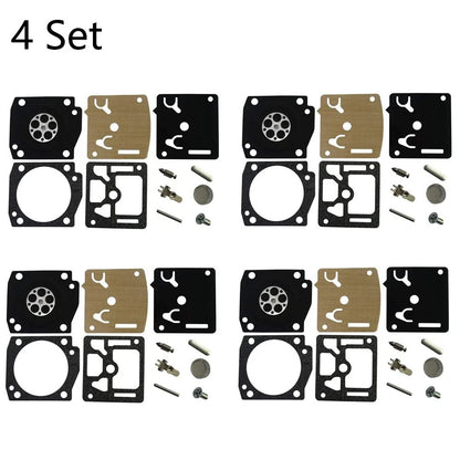 Set of 4 Carburetor Repair Kits for Dolmar PS630 PS6400 PS7300 PS7900 RB-201