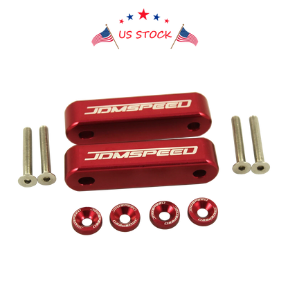 Set of 2 Hood Spacer Risers for Acura Honda Integra CRX Civic (1988–2001)