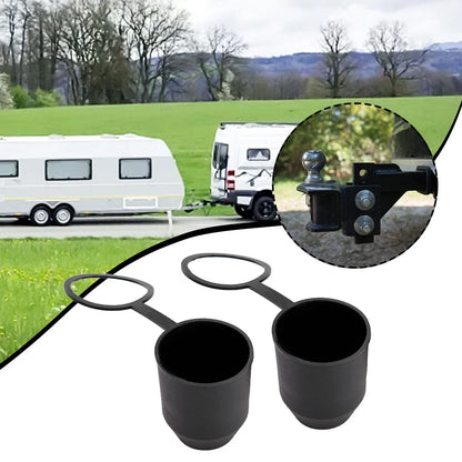 2X Plastic Trailer Hitch Ball Cover for Caravan Truck