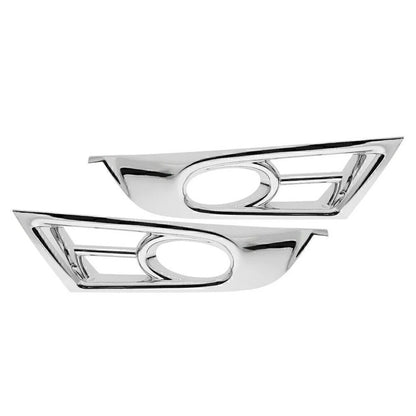 Pair of Front Fog Light Cover Trim for Honda CR-V (2017–2018) Chrome