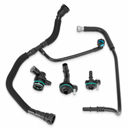 5Pcs PCV Valve Hose Kit for Chevrolet Malibu (2016–2019) 12640659 12637666