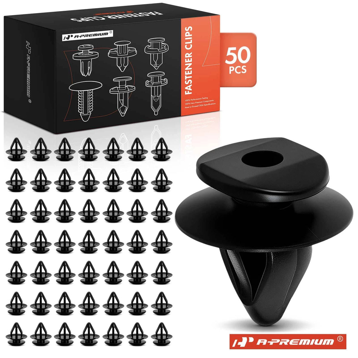 50Pcs Nylon Trim Molding Clip Retainer for Subaru (909130109, 90913-0109, 21591)