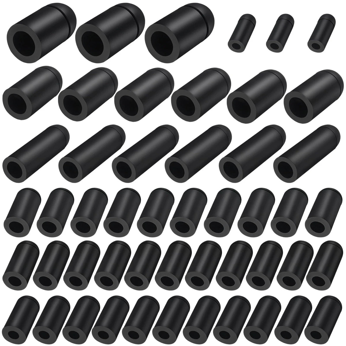 63 PCS Rubber Vacuum Caps Plug Kit for Assorted Hoses