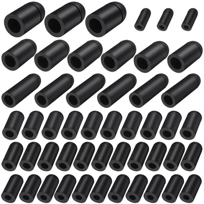 63 PCS Rubber Vacuum Caps Plug Kit for Assorted Hoses