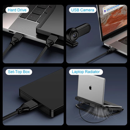 2X 10FT USB 3.0 Male Double End Cable