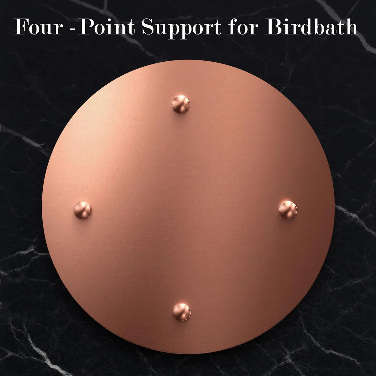 2X Copper Bird Bath Disc for Clear Water Maintenance