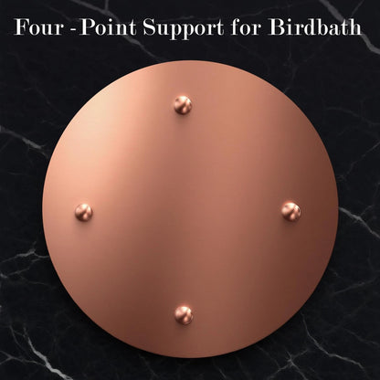2X Copper Bird Bath Disc for Clear Water Maintenance