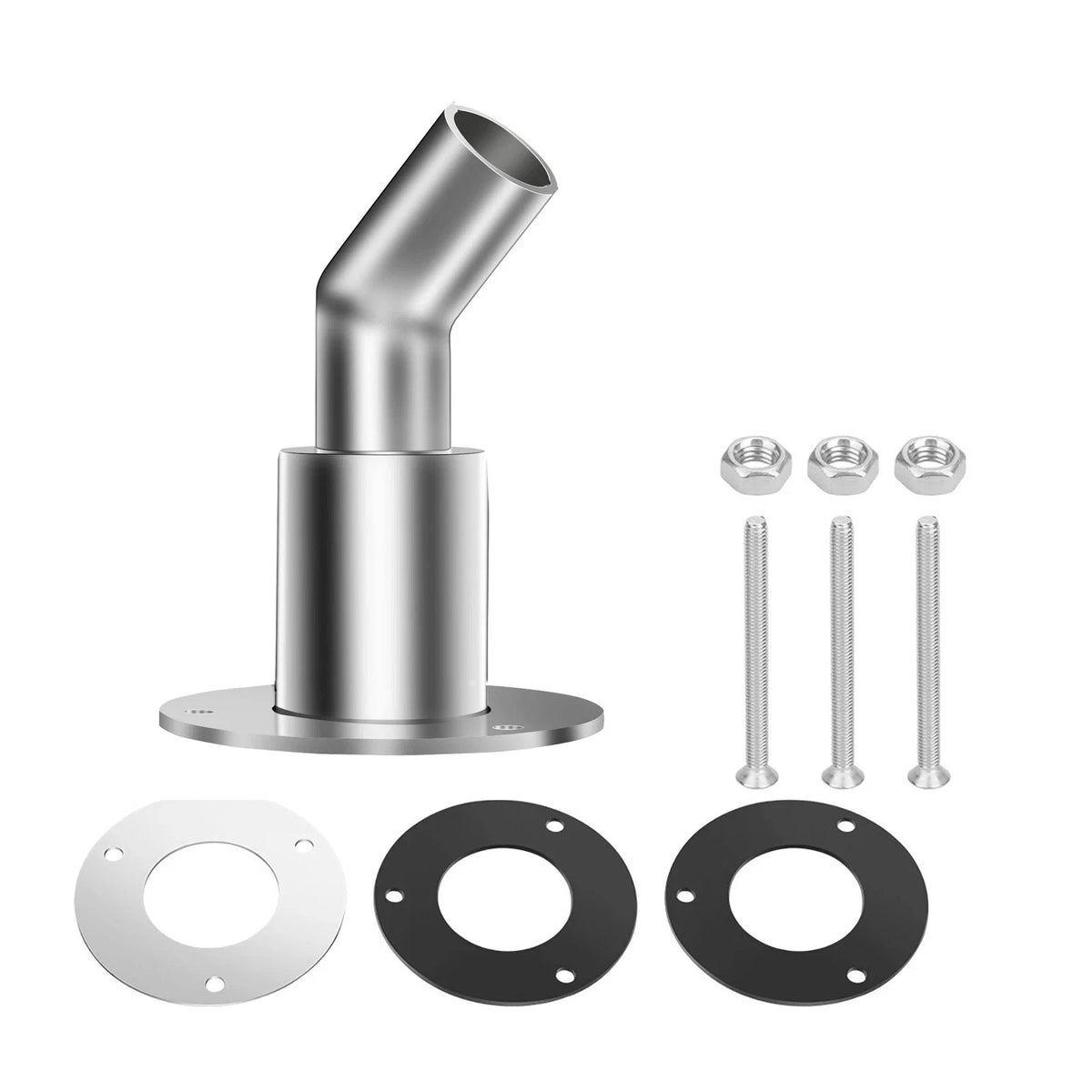 304 Stainless Steel Thru Hull Exhaust Outlet for Marine Applications