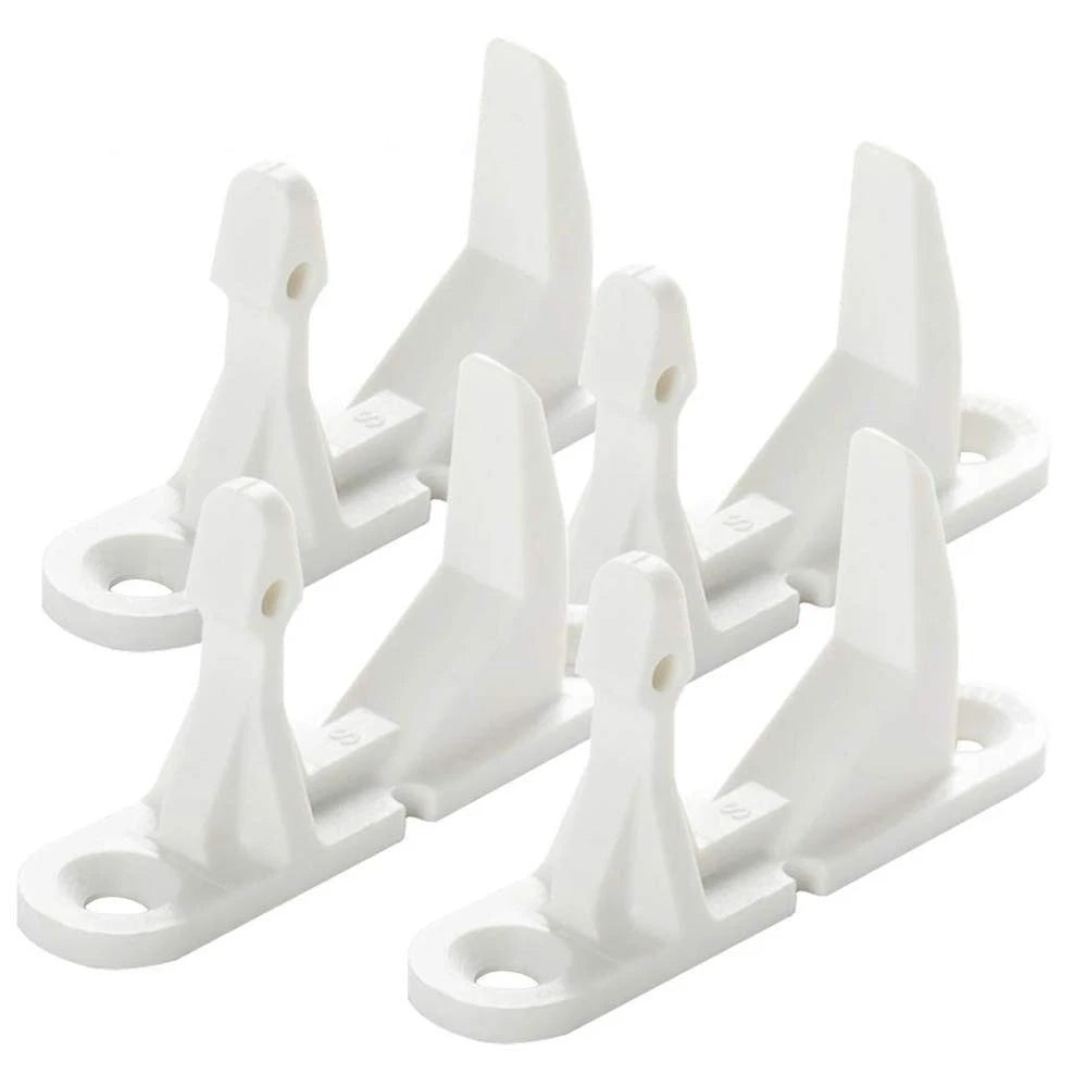 4 Pack Washer Door Striker Replacement for (0.18 inches, White)