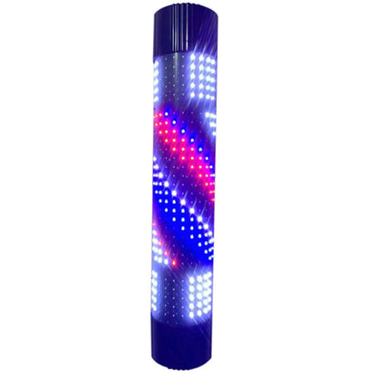 Rotating Barber Shop Sign Pole Light for Wall Mount