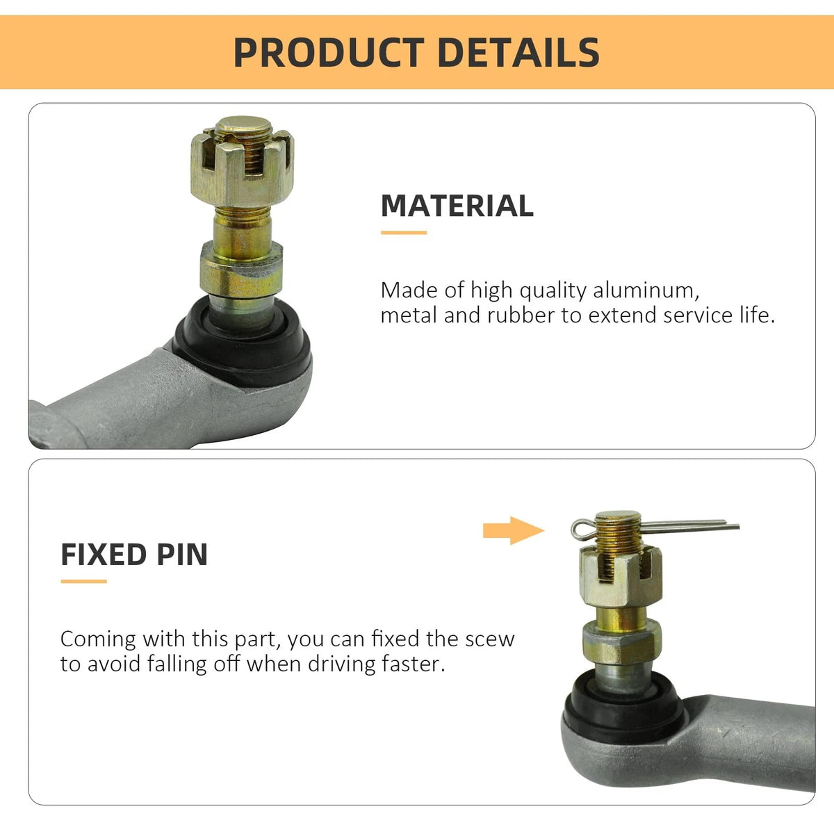 Tie Rod End Kit for Honda FourTrax/Rancher/Rubicon/Rincon/Foreman (2000–2023)