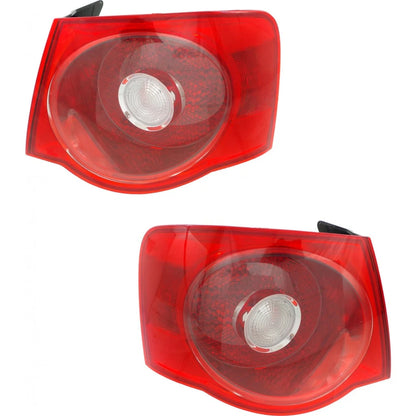 Tail Light Pair for Volkswagen Jetta (2005–2007) PLX-M1-340-1923L-AC6, VW2800123, VW2801123