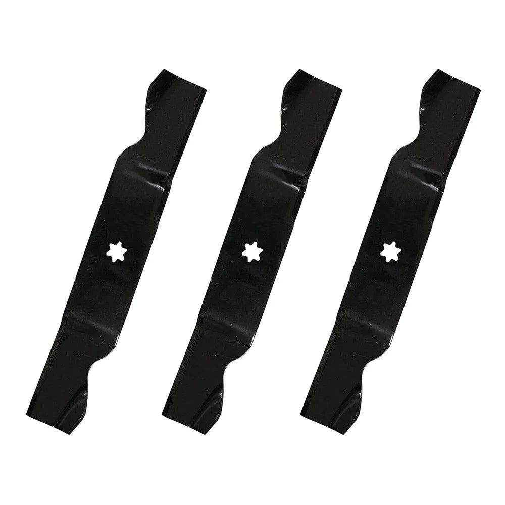 3PK Mower Blades for Cub Cadet RZT54 (Fits 742-0677, 942-0677, 742-0677A, 942-0677A)