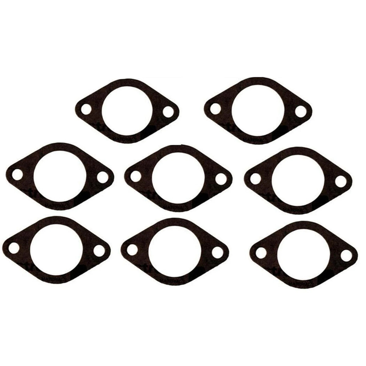 Set of 8 Carburettor Intake Gaskets for Mercury Mariner (PN 27-151724, 27-151723)