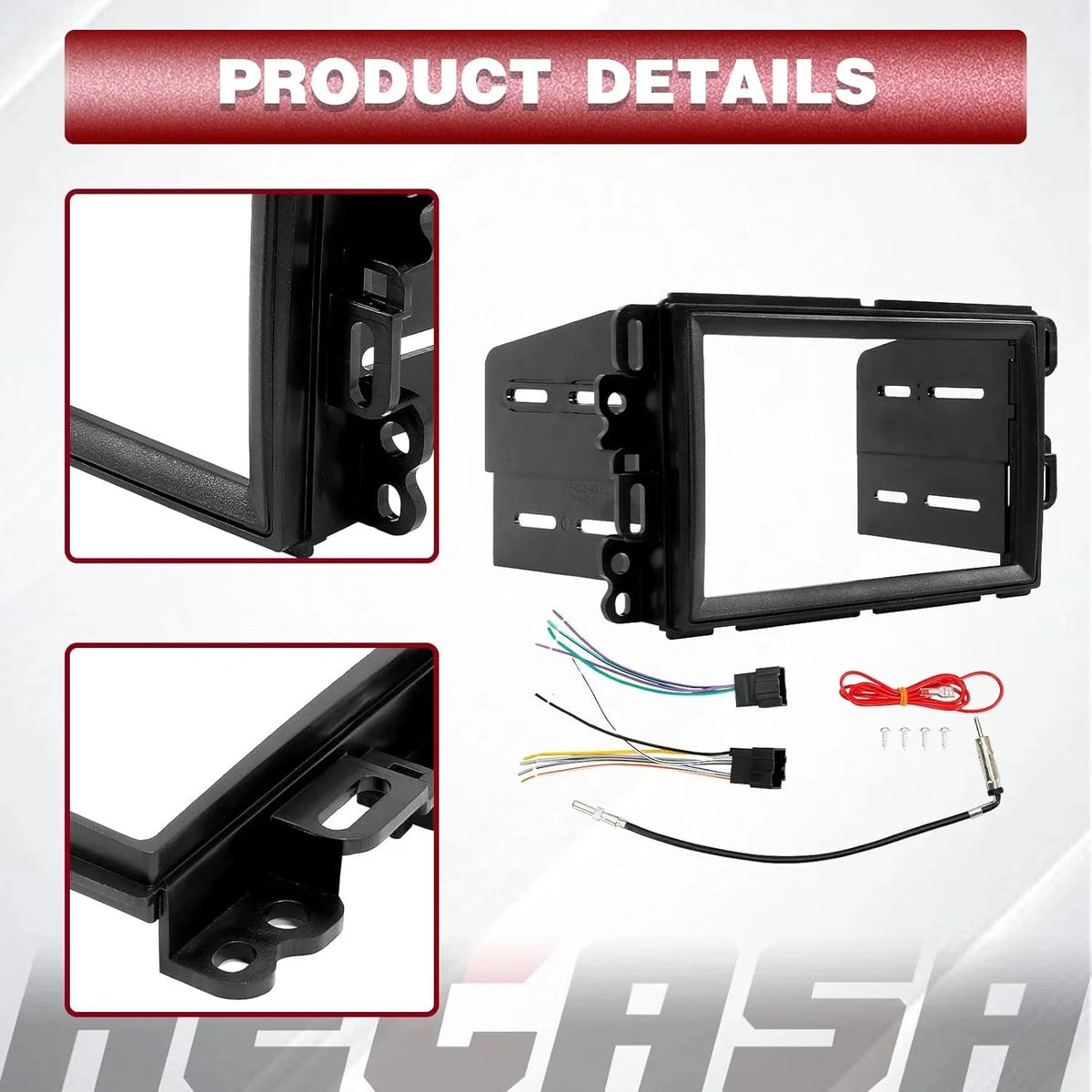2Din Dash Kit Harness for GMC Sierra (2007–2014) & Suzuki XL-7 (2007–2009)