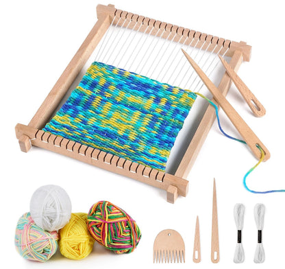Weaving Loom Kit for Kids and Adults (9x11 Inch)