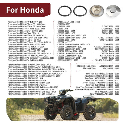 8PCS Valve Tappet Covers for Honda C70 CB750 CB550 CT70 (1970–1980) 12361-300-000