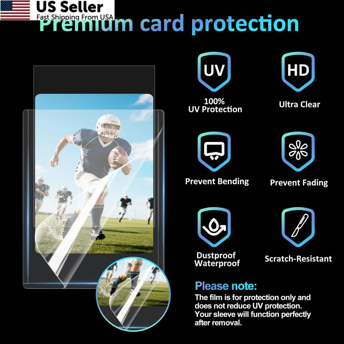 Set of 200 Card Sleeves for Toploaders and Penny Sleeves