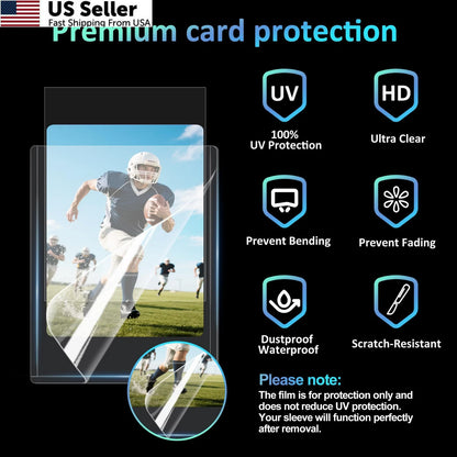 Set of 200 Card Sleeves for Toploaders and Penny Sleeves