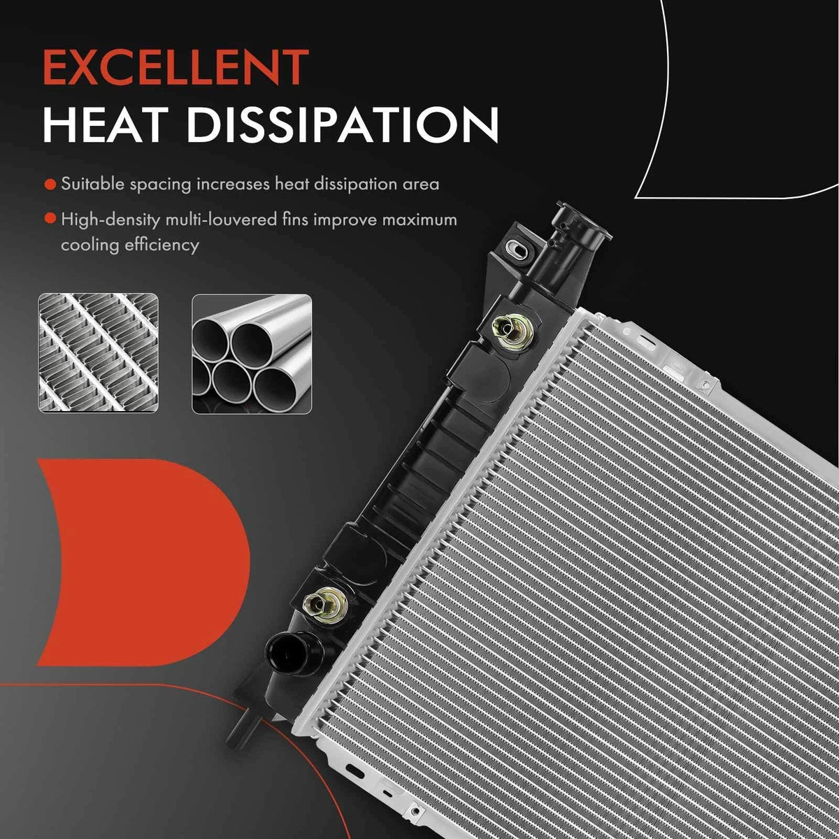 Radiator with Trans Oil Cooler for Ford Aerostar (1986–1997)