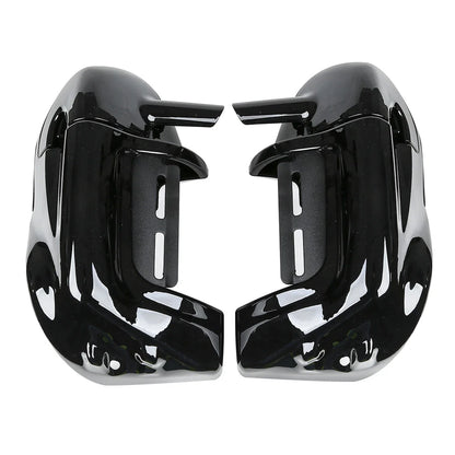 Black Lower Vented Fairing Speaker Grills for Harley Touring (1983–2013)