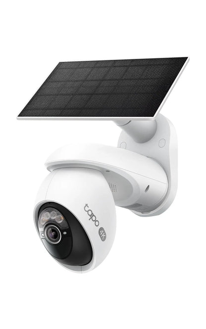 4K Outdoor Pan/Tilt Wireless Security Camera for Tapo (Battery, White)