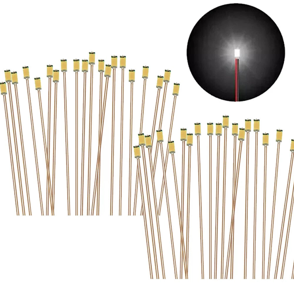 50PC Pre Wired White SMD LEDs Lighting Kit